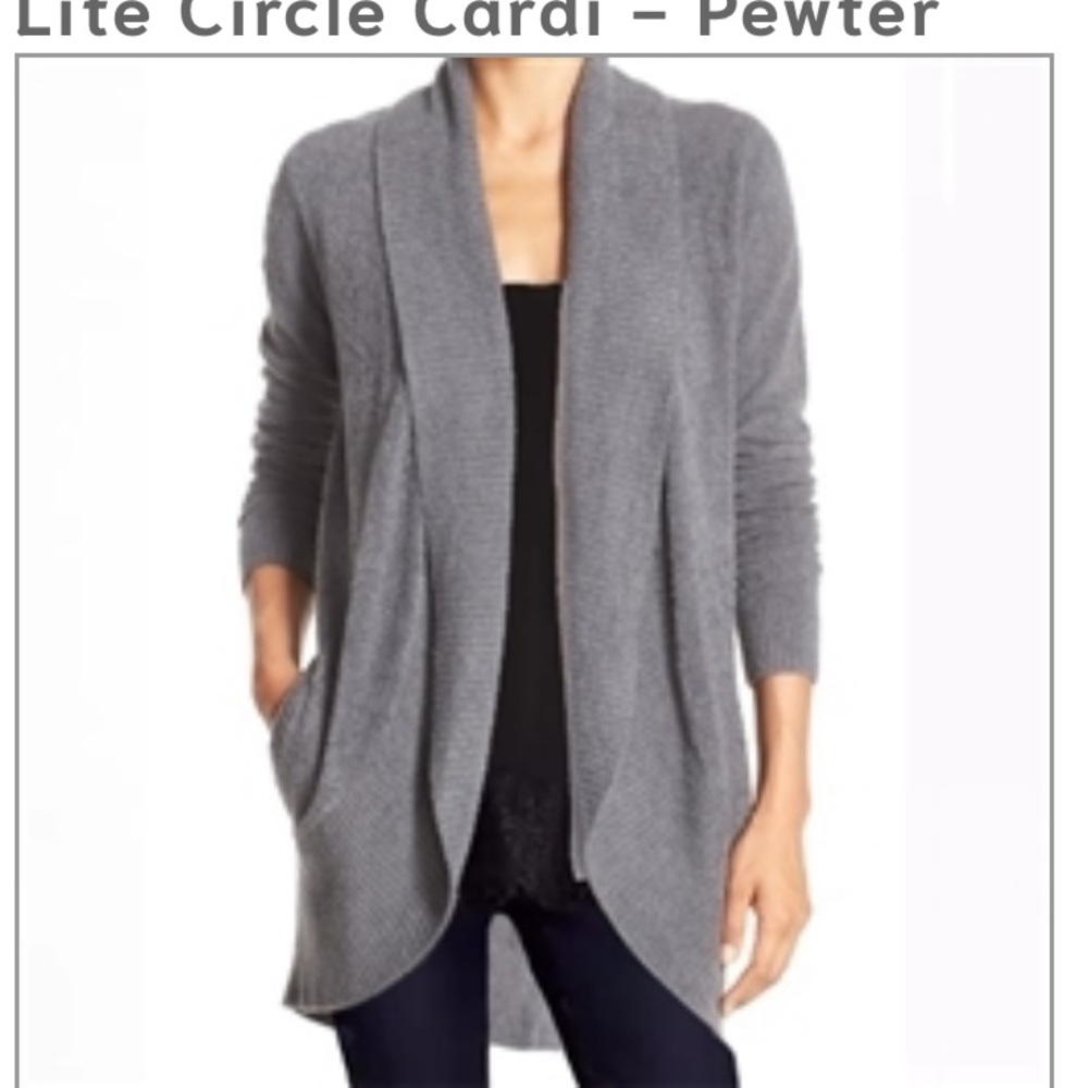 Barefoot dreams cozy lite circle cardigan
